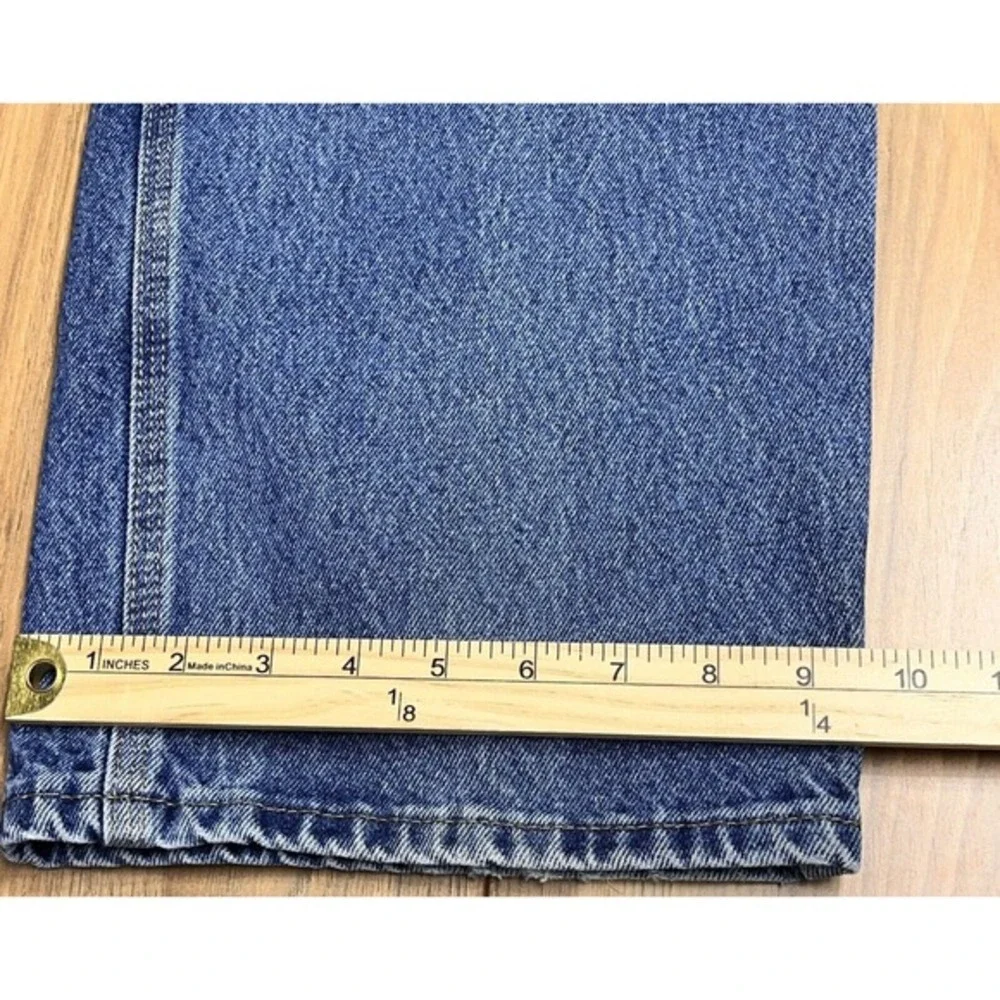 Wrangler Jeans Men's 42 X 30 Blue 100% Cotton 5 Pockets Straight Leg Zip Fly‎